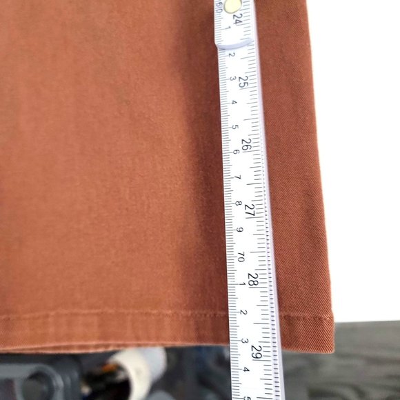 Pendleton Vintage 90s Cognac Brown Straight Leg Chino Pants Size 10 - Picture 12 of 12